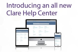 Clare Help and Troubleshooting Center