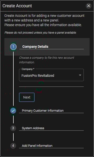Create New Account 1