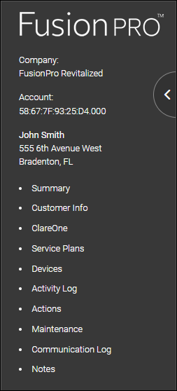 Manage Existing Account 1