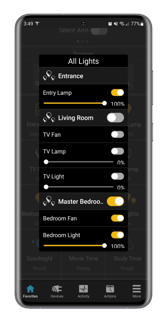 ClareHome_Android_All_Lights