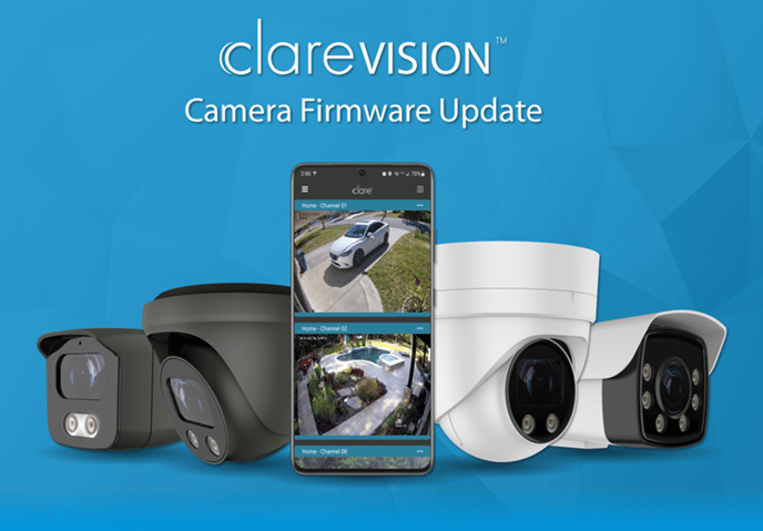 ClareVision Camera Firmware Update 2023 - Email Banner v2