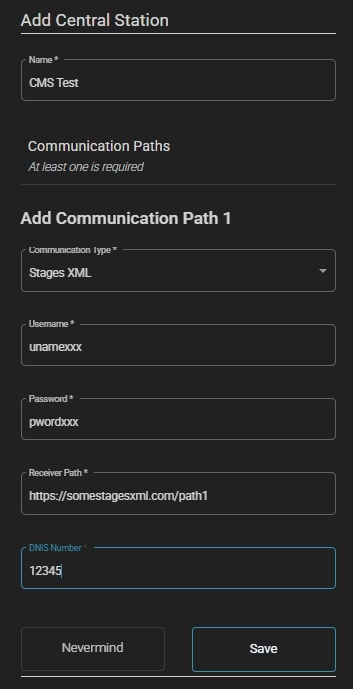 Stages XML Path