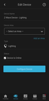 4 - configrue device