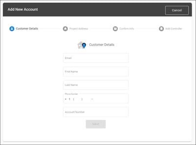 Add account 1