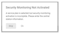 sec mon not active