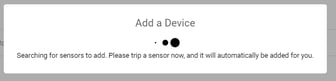 add sensor - trip device