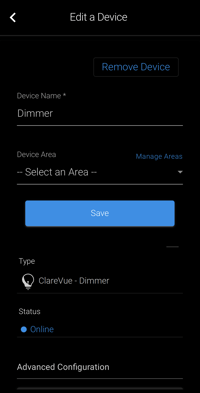 Dimmer Details