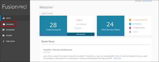 accounts tab