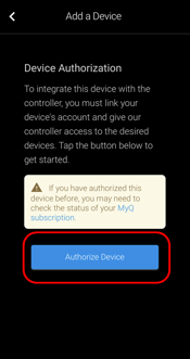 authorize device