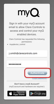 tap authenticate