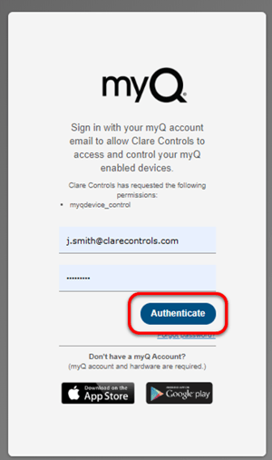 authenticate