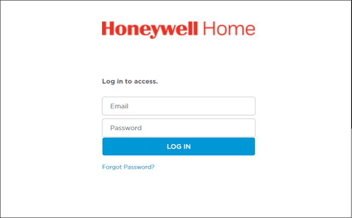 FusionPro - select honeywell - authorize - honeywell
