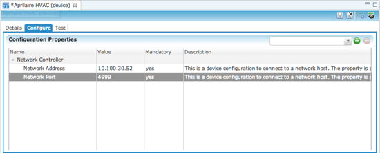 Configuration tab (parent)
