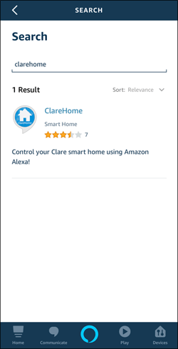 ClareHome skill 1