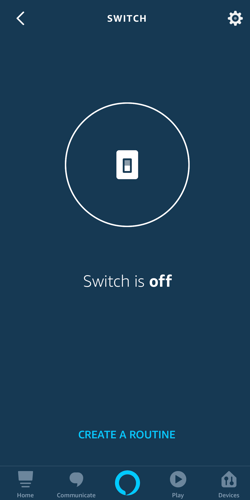 switch off