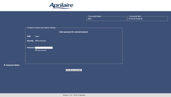 after click here - select the advanced options