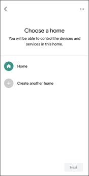 2 - select your home
