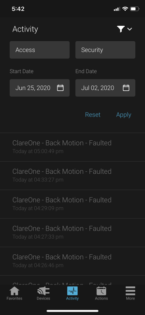 ClareHome-Activity