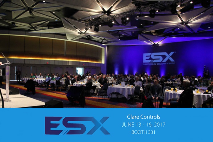 Clare Controls Attending the ESX Security Tradeshow