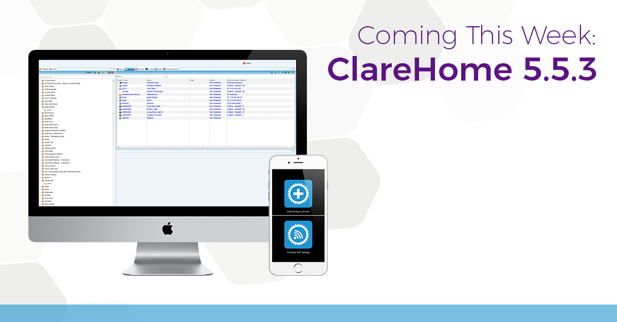 Releasing This Week: ClareHome Version 5.5.3