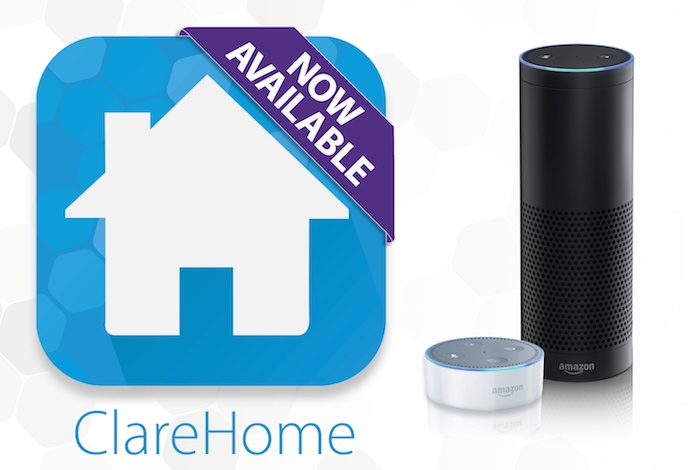 ClareHome version 5.5 and Amazon Alexa Now Available!