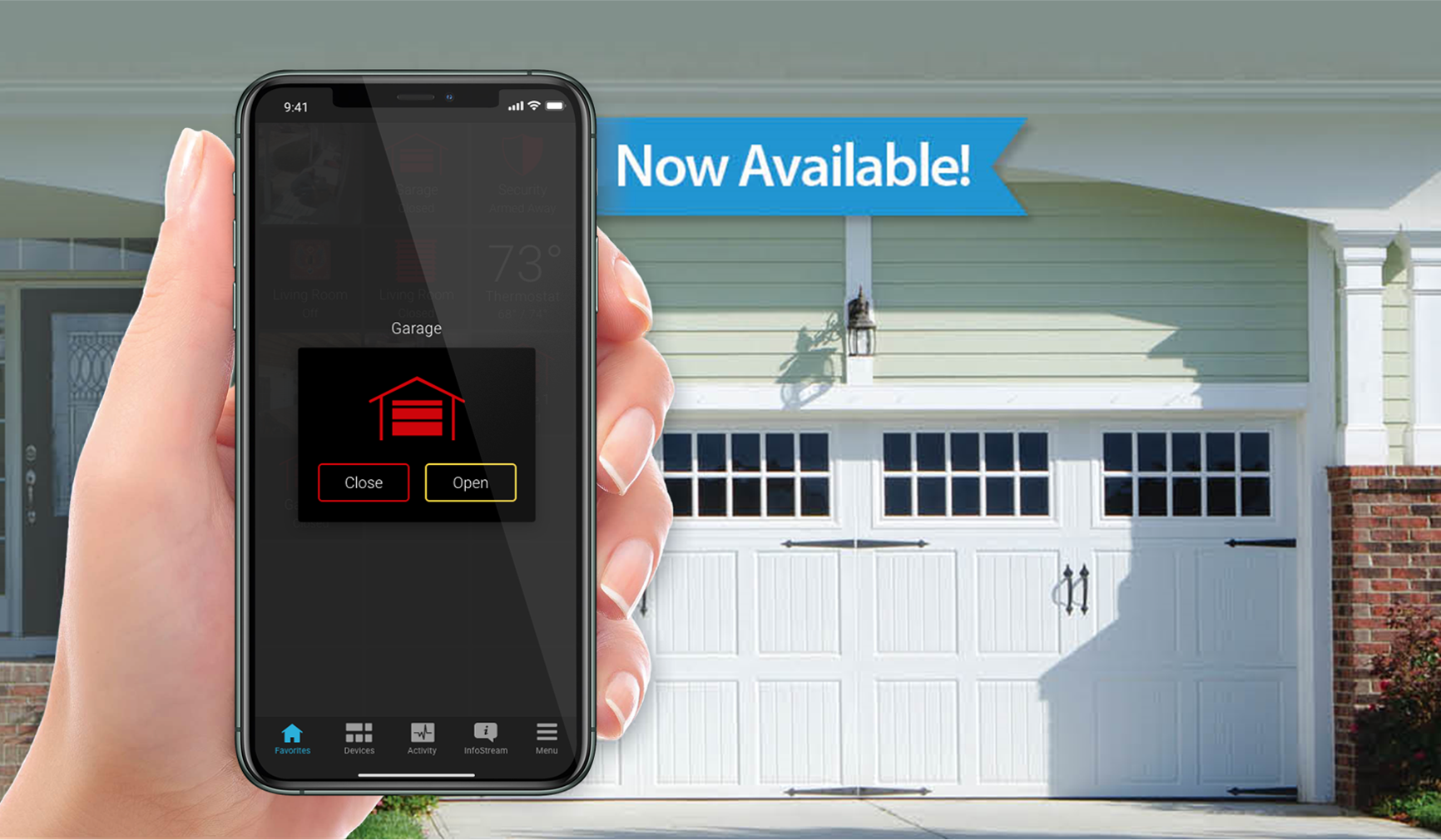 MyQ Garage Door Control Setup