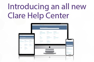 Announcing Clare's New Help Center