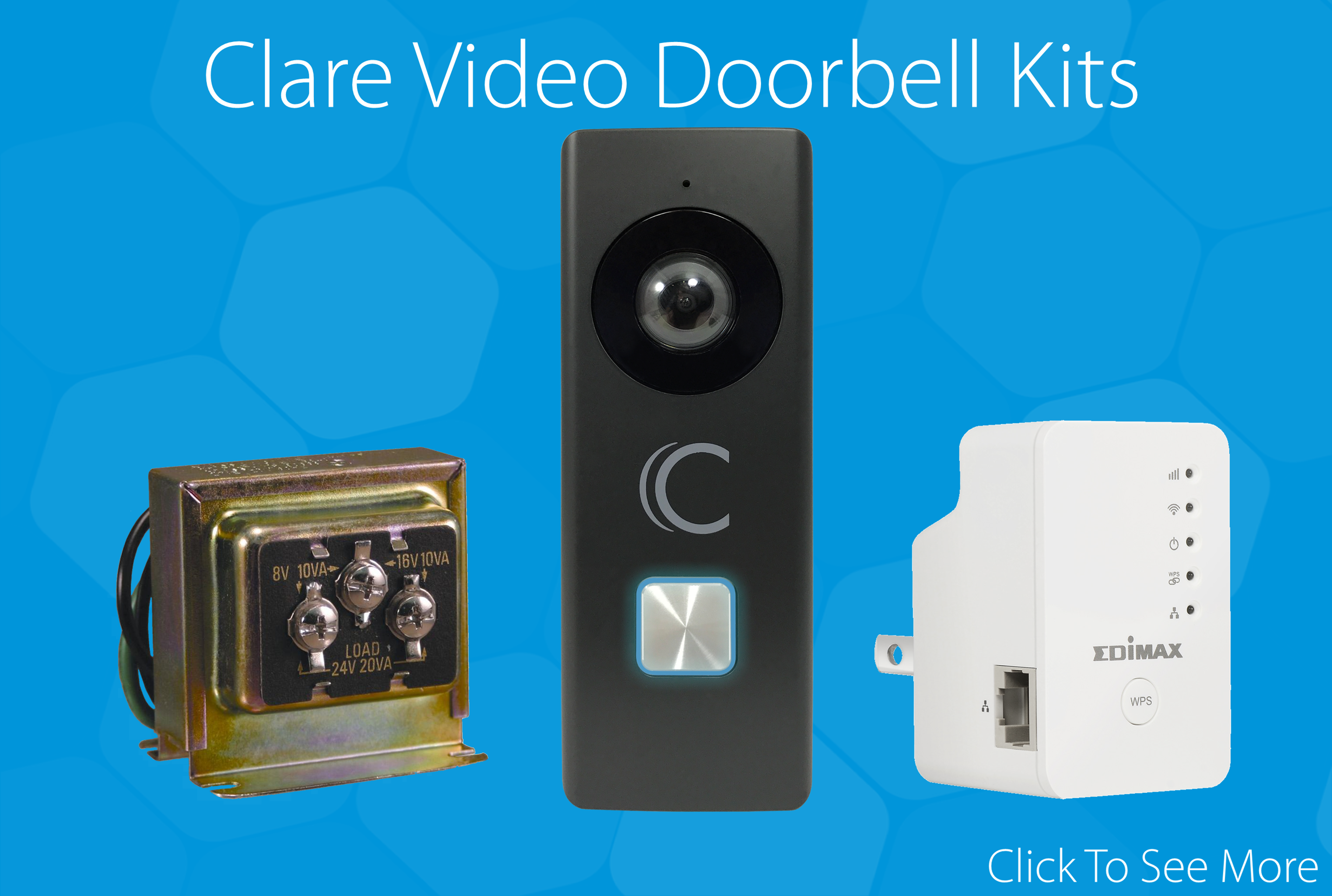 Now Available: Clare Video Doorbell Kits