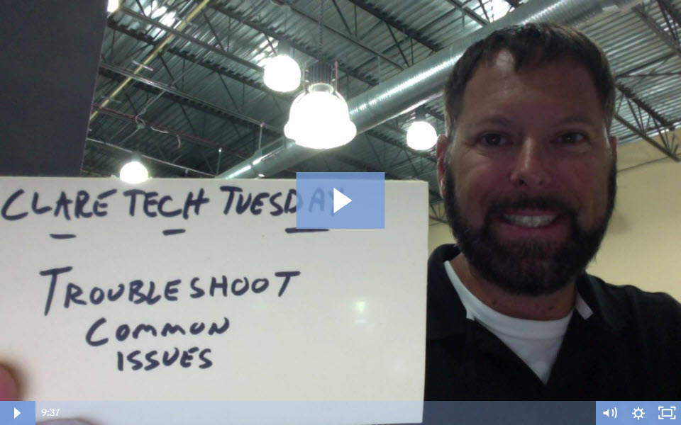 Clare Tech Tuesday: Troubleshooting Common Issues