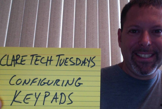 Clare Tech Tuesday: Configuring Keypads in ClareHome 5.5