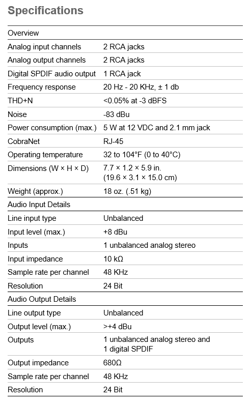 cs-re-1 specifications