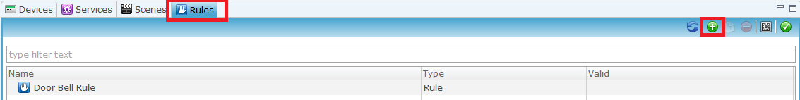 correct rules tab create rule