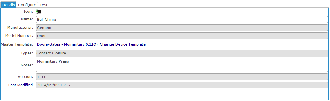 doorbell chime details name