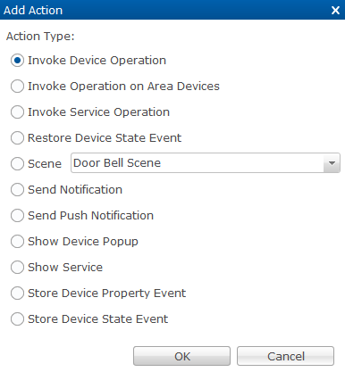 invoke device operation