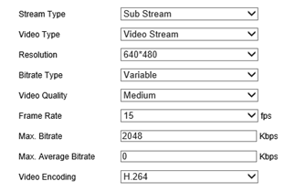 camera settings