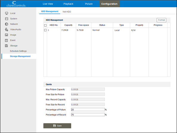 Storage - HDD Management