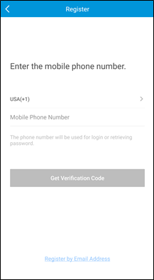 enter mobile number