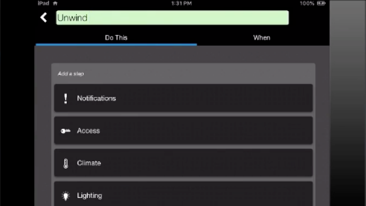 Creating an Unwinding Scene