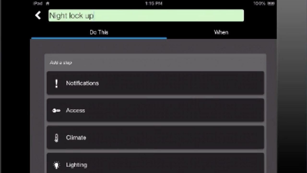 Creating a Nightly Lockup Schedule